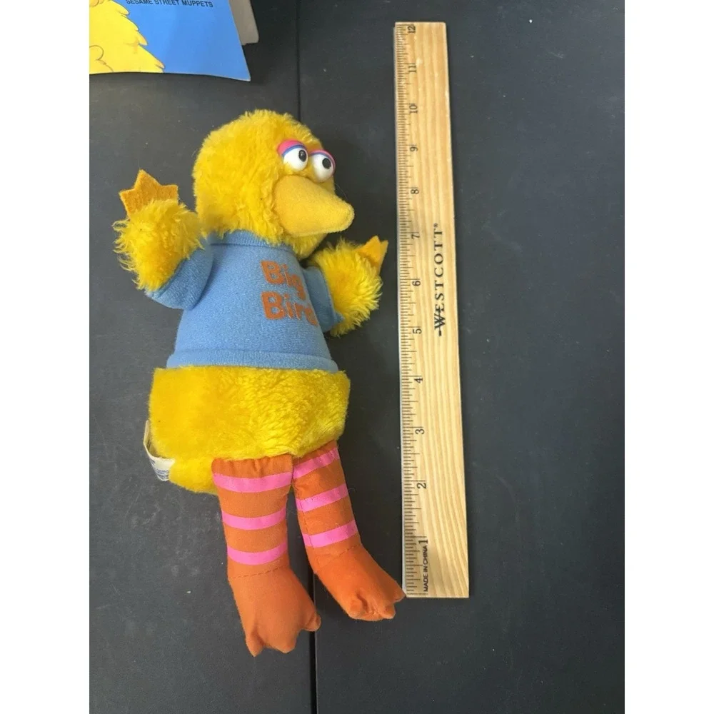 VINTAGE SESAME STREET BIG BIRD HASBRO PLUSH DONT CRY BIG BIRD GOLDEN BOOK 1980s